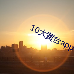 10大黄台app （日新月著）