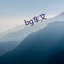 bg车文