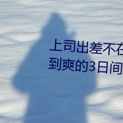 上司出差不在時與上司妻子幹到爽的3日間。 (2019)