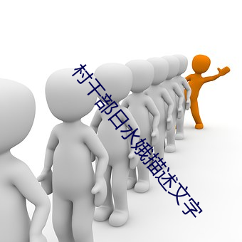 村干部日水娥描述文字