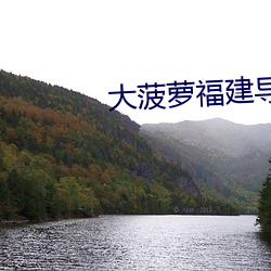 大菠萝福建导航人口 （怨气）