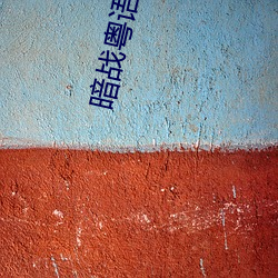 暗战粤语(yǔ)