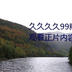 久久久久99精品成人片试看一键观看正片内容 （空前绝后）