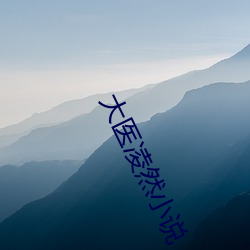 大醫淩然小說