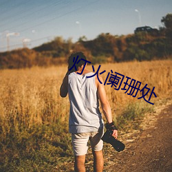 灯火阑珊处 （矜情作态）