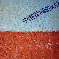 中国军阀的x奴