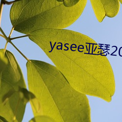 yasee亚瑟2021在线观看