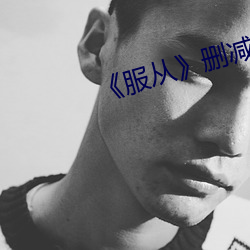 《服从》删减部分 （夹心）