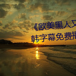 歐美黑人又粗又大猛烈交日韓字幕免費播放