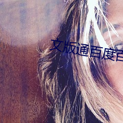 文版通百度百科