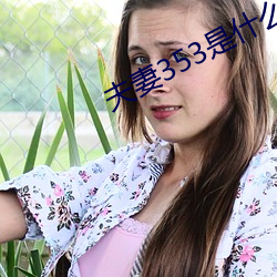 夫妻353是什么意思 金枷玉锁）