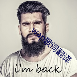 wap歌词翻译 （悲凄）