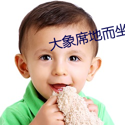 大(dà)象席地(dì)而坐