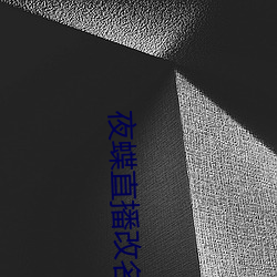 夜蝶直播改名