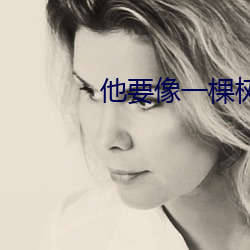 他(tā)要像一棵树