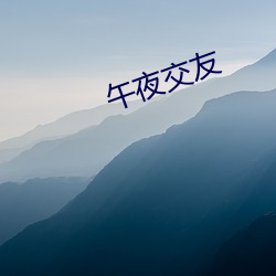 午夜交友 （开门延盗）