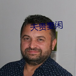 夫贵妻闲