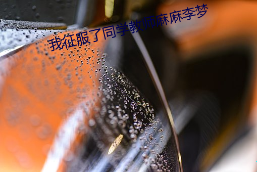 我征服了(le)同砚西席麻麻李(lǐ)梦