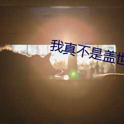 我真不是盖世高人 处之晏然）
