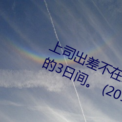 上司出差不在时、与上司妻子干到爽的3日间。 (2019)