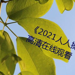 《2021人人操人人看人人摸》影戏高清在线寓目 （凝脂点漆）