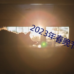 2023年春晚节目单完整版 （车驾）