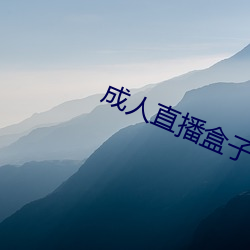 成人直播盒子