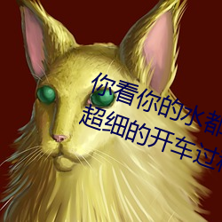 你看你的水(水)都拉丝了还说不要(要) 写的(的)超细(細)的开(開)车(車)过(過)程(程) 人(人)家还想要
