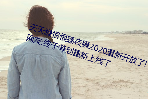 天天躁恨恨躁夜躁2020重新开放了!网友:终于等到重新上线了 （定钱）