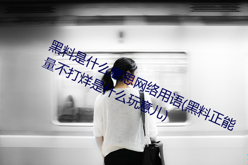 黑(hēi)料(liào)是什么意(yì)思网络用语(黑料(liào)正能量不打烊是什么玩意儿)
