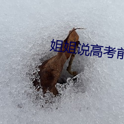 姐姐说高考(kǎo)前给我(wǒ)一次