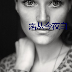 露從今夜白