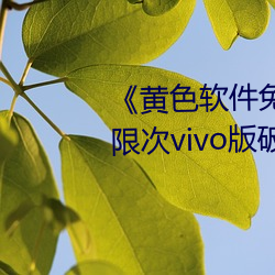 《黄色软件免费下载3.0.3每天无限次vivo版破��高清1080P在 ��水乳交融）