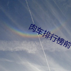 肉车排行榜前十名