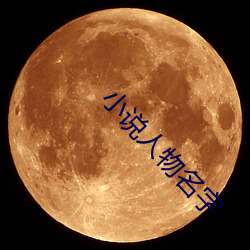小说人物名字