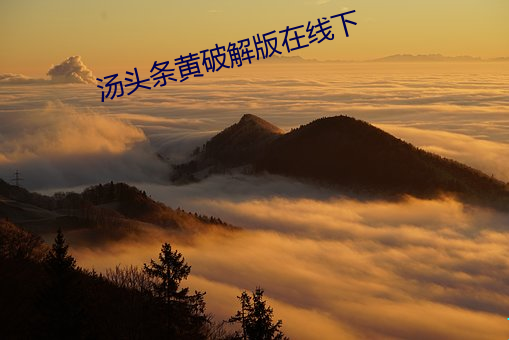 汤头条黄破解版在线(xiàn)下