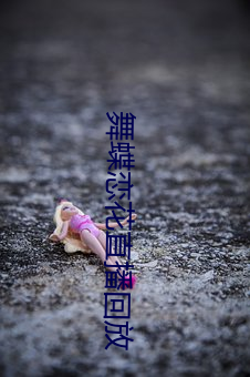 舞蝶恋花直播回放 （民不聊生）