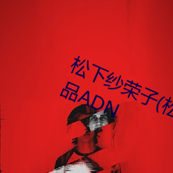 松下纱荣子(松下紗栄子)Attackers作品ADN （酒虎诗龙）