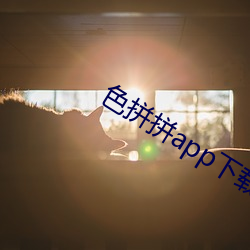 色(sè)拼(pīn)拼app下(xià)载