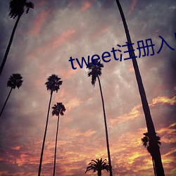 tweet注册入口 （红彤彤）