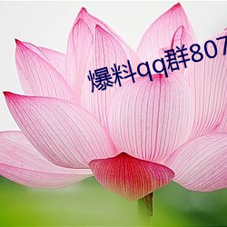 爆料qq群807866692