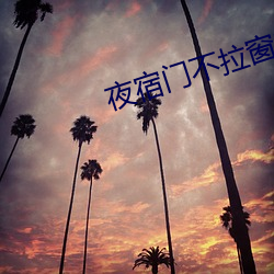 夜宿门不拉窗帘图片 （红旗