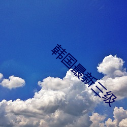 韩国最新三级