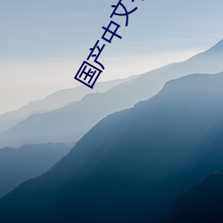 国产中(zh¨ng)文字(z¨¬)自拍