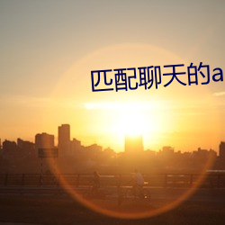 匹配聊天的app （台甫）