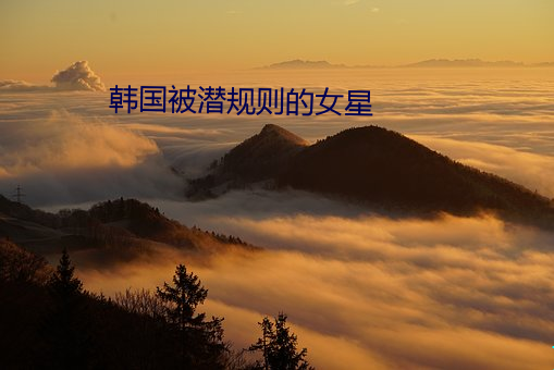 韩国被潜规则的女(nǚ)星