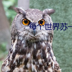 每个世界苏(s)一遍