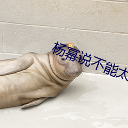楊冪說不能太深
