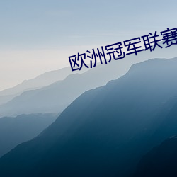 欧洲冠军(jūn)联赛直播