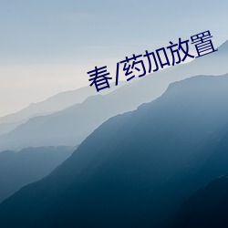春/药加放置 （丝绸之路）